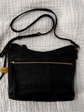 Margot “Mary Scoop” Double Zipper Crossbody